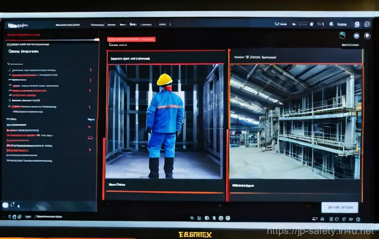 안전관리자의 커뮤니케이션 툴 추천 - A group of construction workers, both male and female, wearing pristine hard hats, high-visibility s...